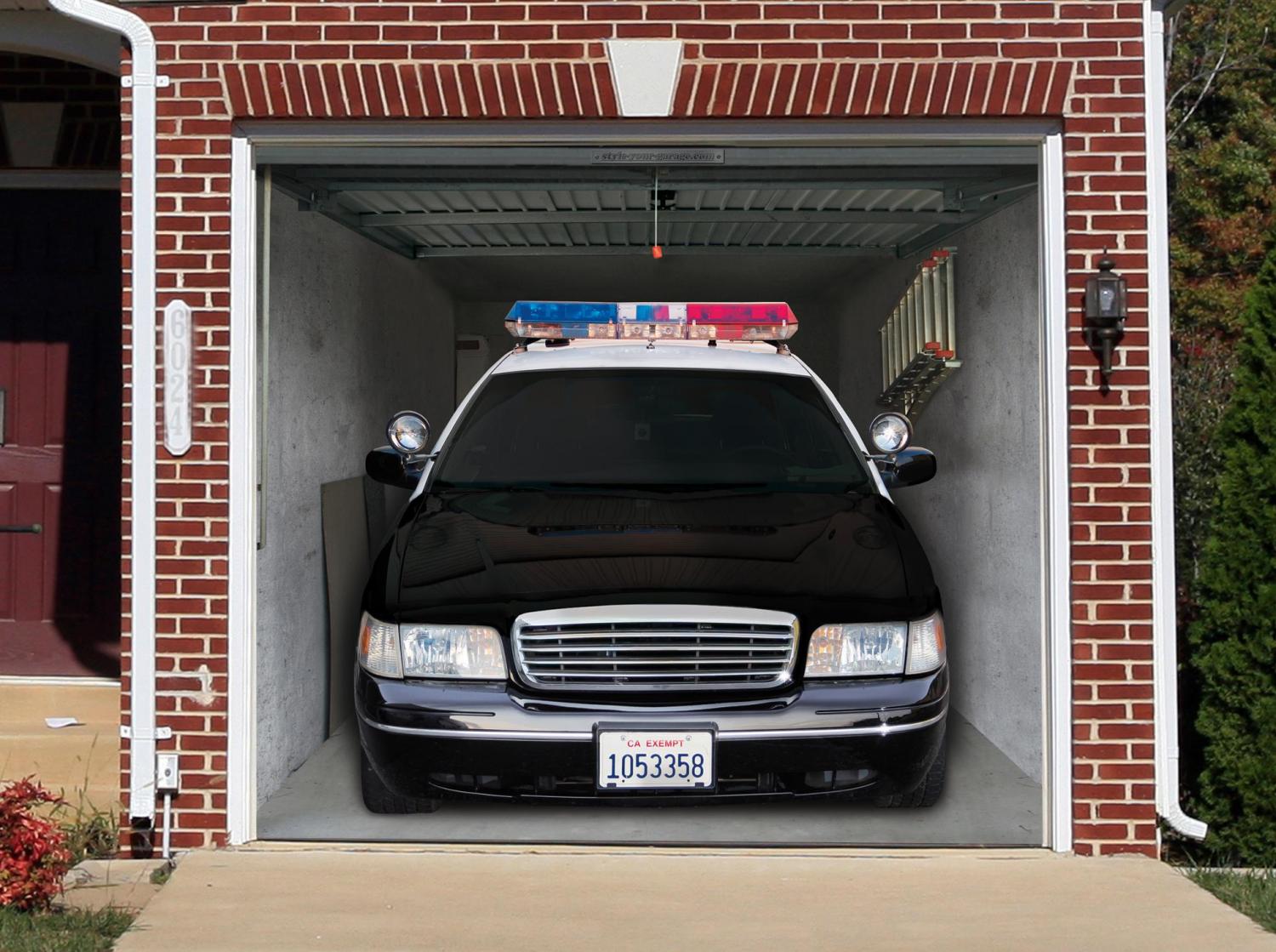 Garage Decals Make It Like There's an Airplane, Horse, or Giant Dump Truck In Your Garage - Style-your-garage illusion decals