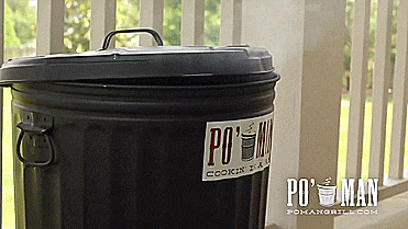 Trashcan BBQ Grill - Garbage Can Grill - Po' Man Charcoal Grill