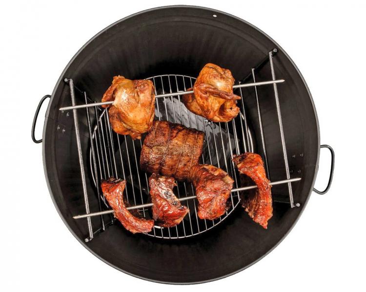 Trashcan BBQ Grill - Garbage Can Grill - Po' Man Charcoal Grill