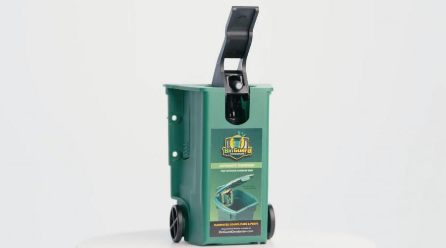 Binguard Automatic Garbage Can Spray Deodorizer and Cleaner