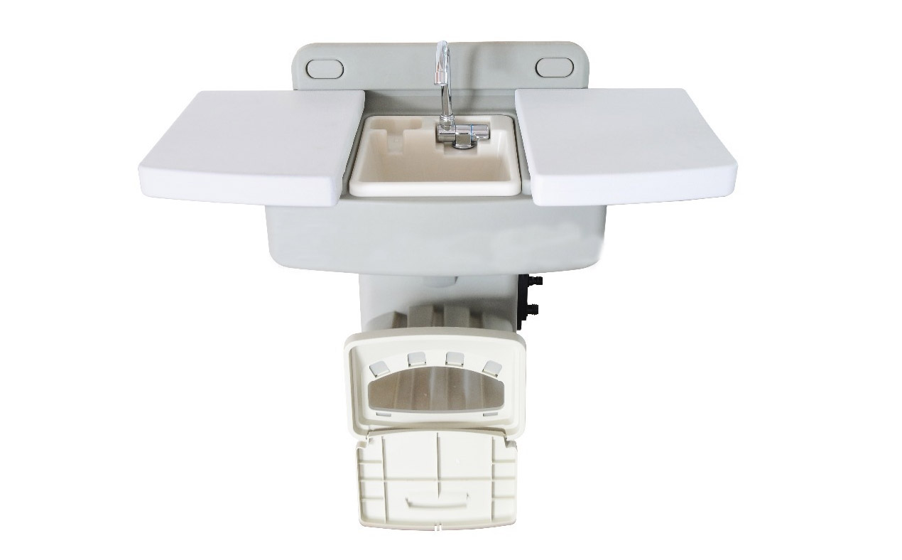 Wall mounted Garden Hose Sink -  Instant Outdoor Sink With No Extra Plumbing Required