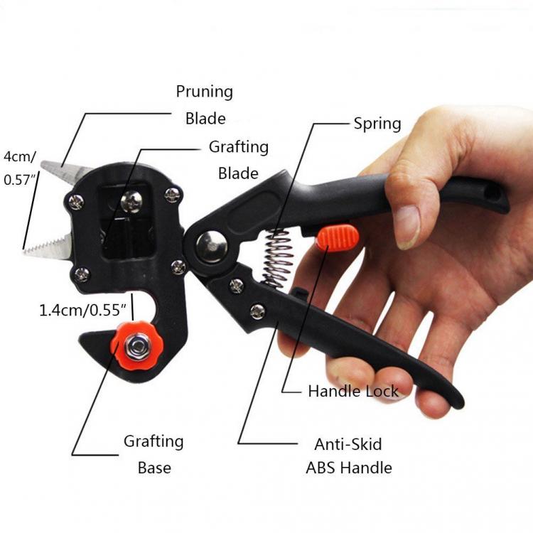 2-in-1- Gardening Tool - Dual grafting tool and pruning tool