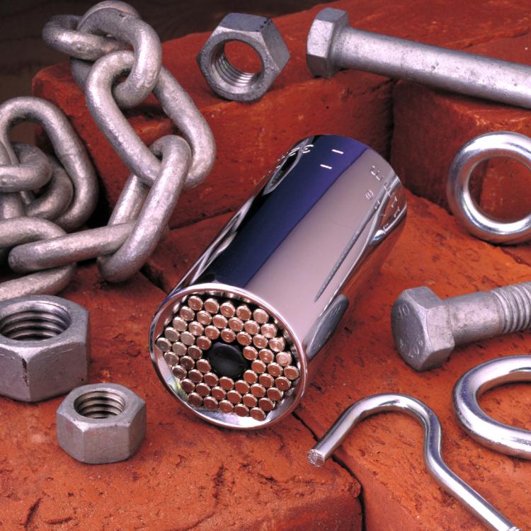 Gator Grip Universal Socket Wrench - Little Rods Adapt To Any Size Nut Or Bolt
