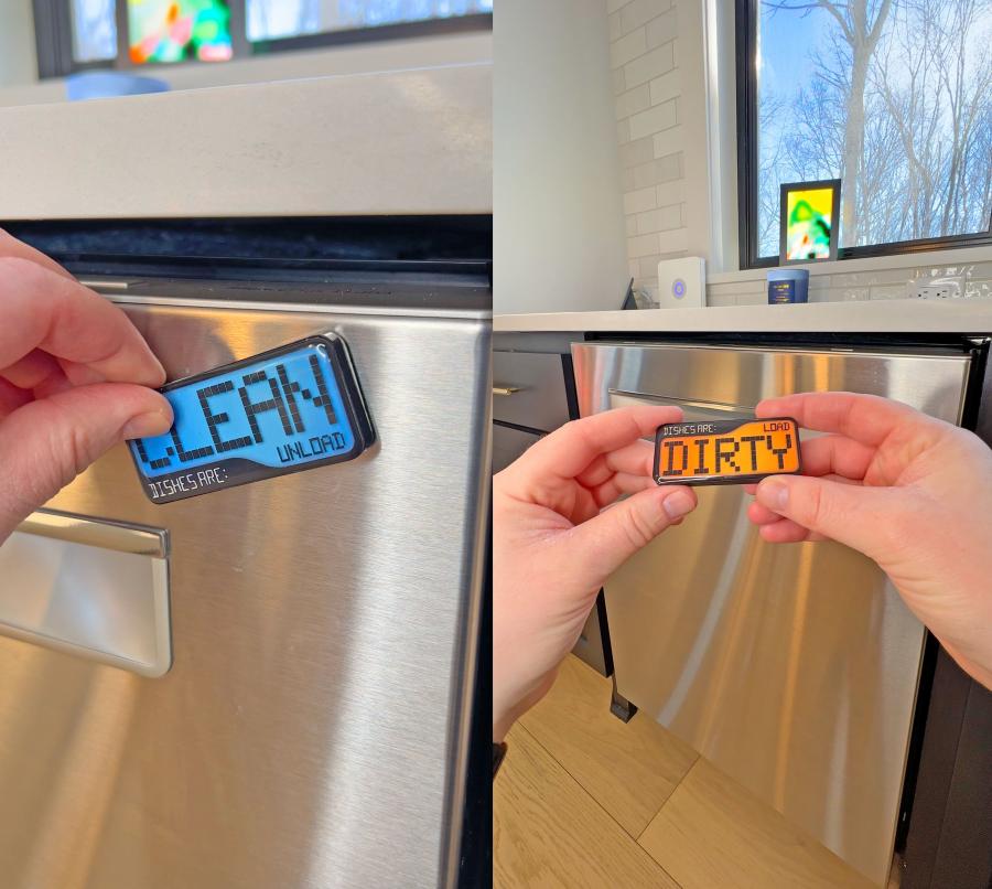 Dishwasher Magnet That Helps You Keep Track If The Washer Is Clean or Dirty