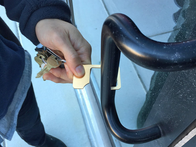 Germaphobe's Door Opener Key-Chain