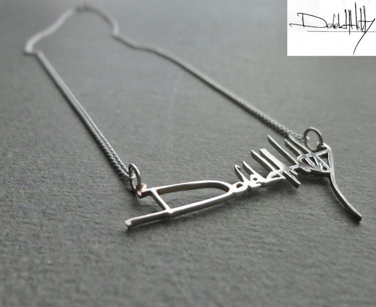 Signature as a Necklace