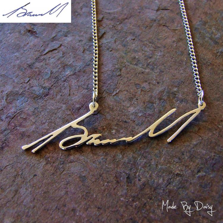 Signature as a Necklace