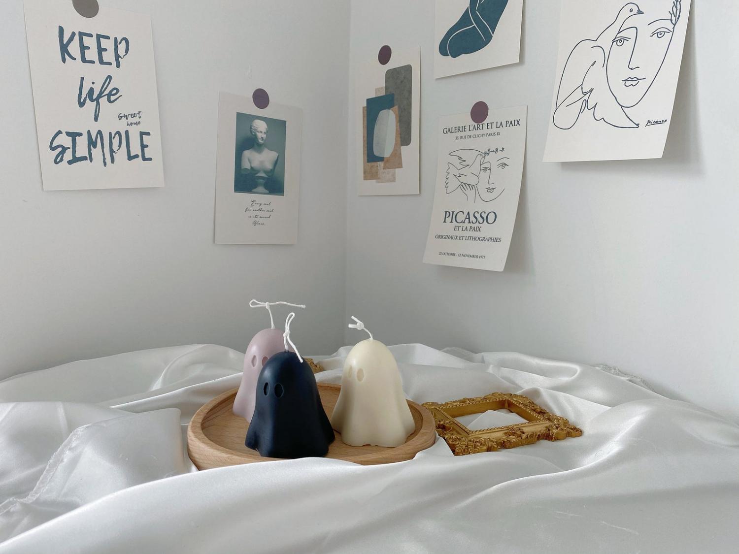 Ghost Shaped Candles