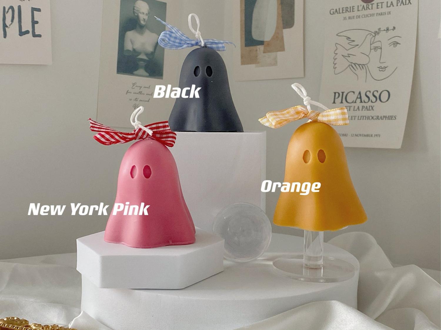 Ghost Shaped Candles