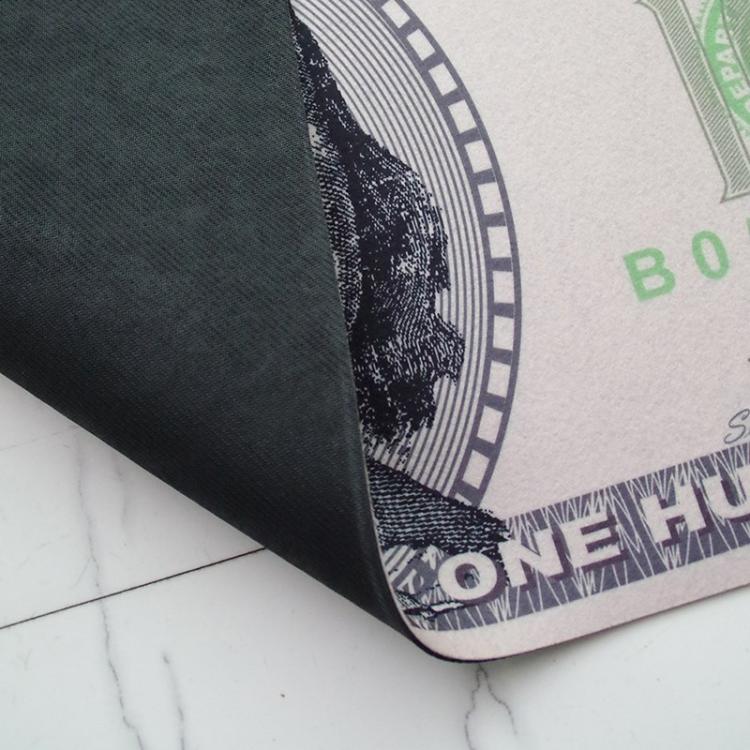 Giant 100 Dollar Bill Runner Rug - Benjamin Franklin money rug floor mat