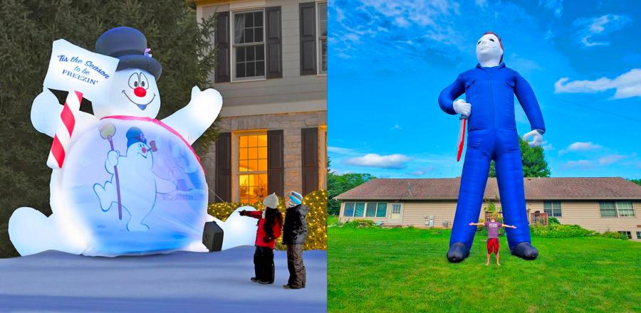 Giant 15 Foot Inflatable Abominable Snowman