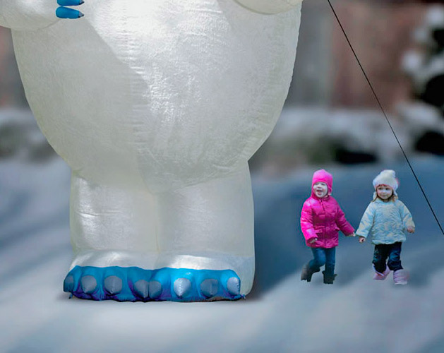 Giant 15 Foot Inflatable Abominable Snowman