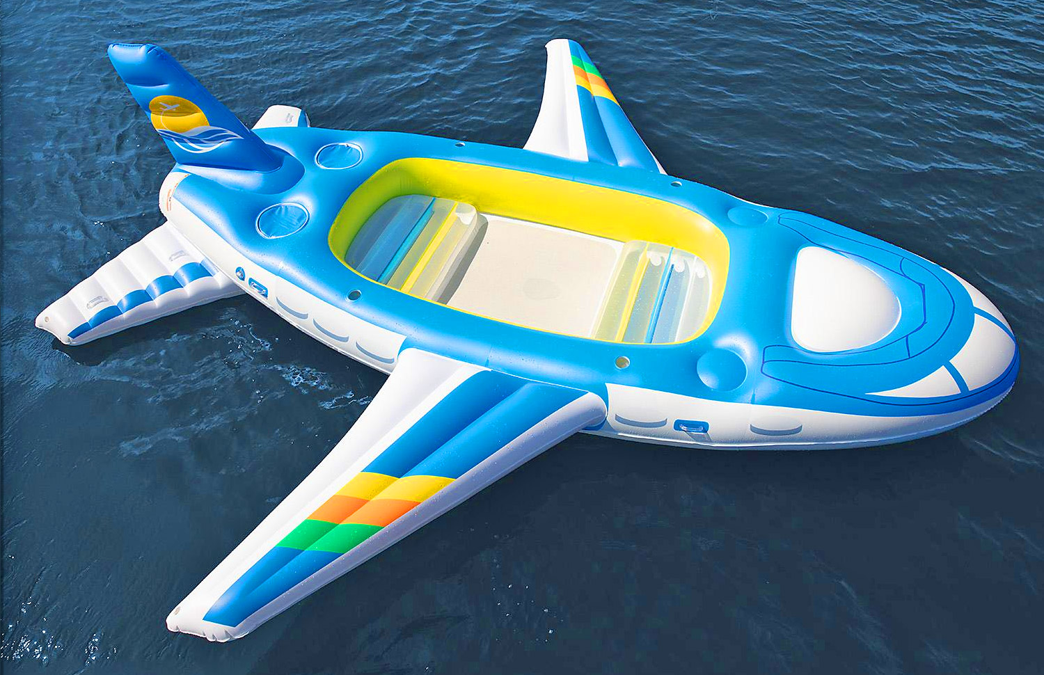 Giant 18-Foot Airplane Lake Float - Inflatable Private jet lake float