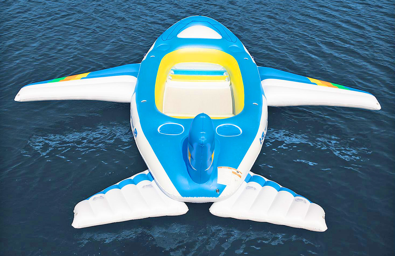 Giant 18-Foot Airplane Lake Float - Inflatable Private jet lake float