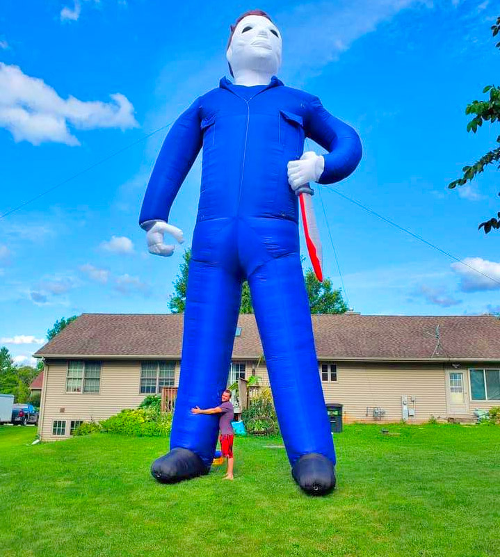 Giant 35 Foot Inflatable Michael Myers Halloween Yard Decoration