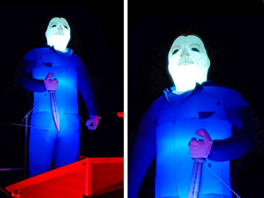 Giant 35 Foot Inflatable Michael Myers Halloween Yard Decoration
