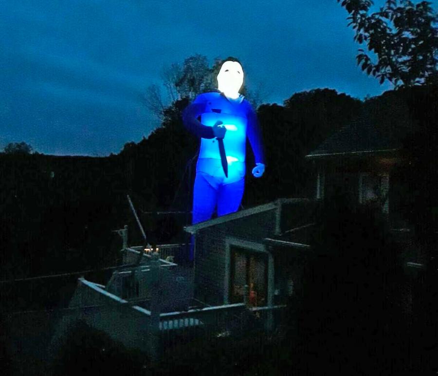 Giant 35 Foot Inflatable Michael Myers Halloween Yard Decoration