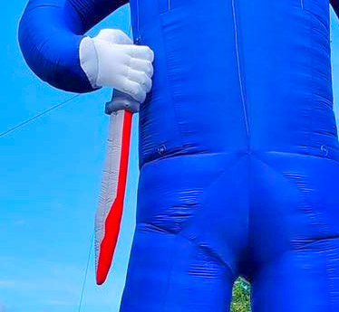 Giant 35 Foot Inflatable Michael Myers Halloween Yard Decoration