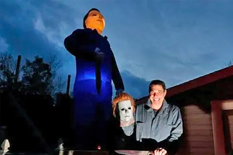 Giant 35 Foot Inflatable Michael Myers Halloween Yard Decoration