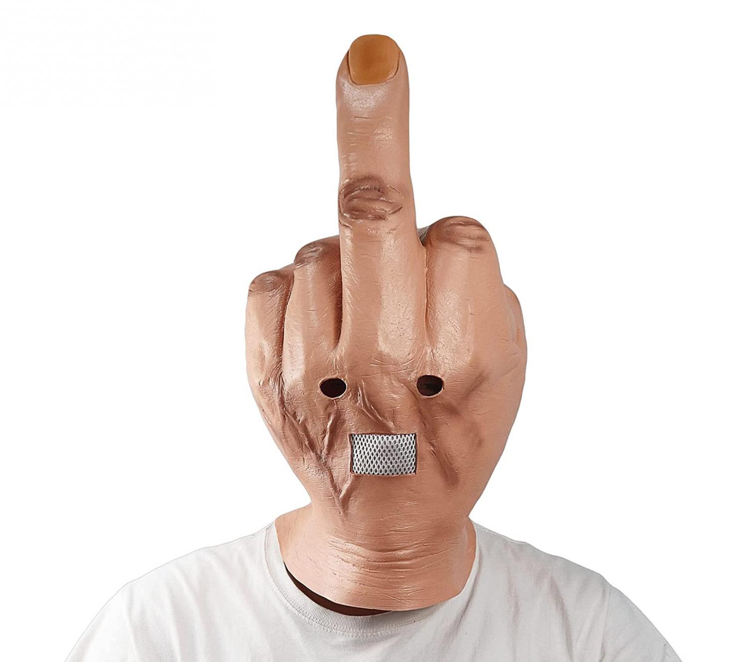 Giant Middle Finger Halloween Mask