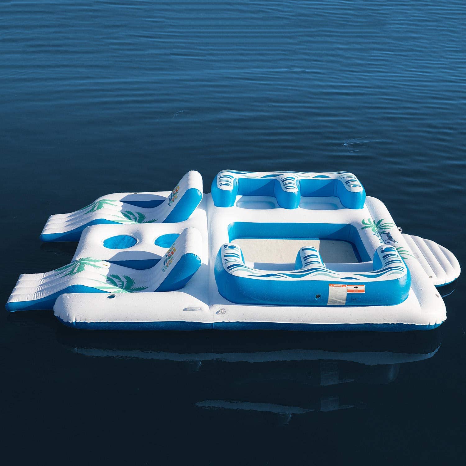Giant 7-Person Tropical Island Lake Float