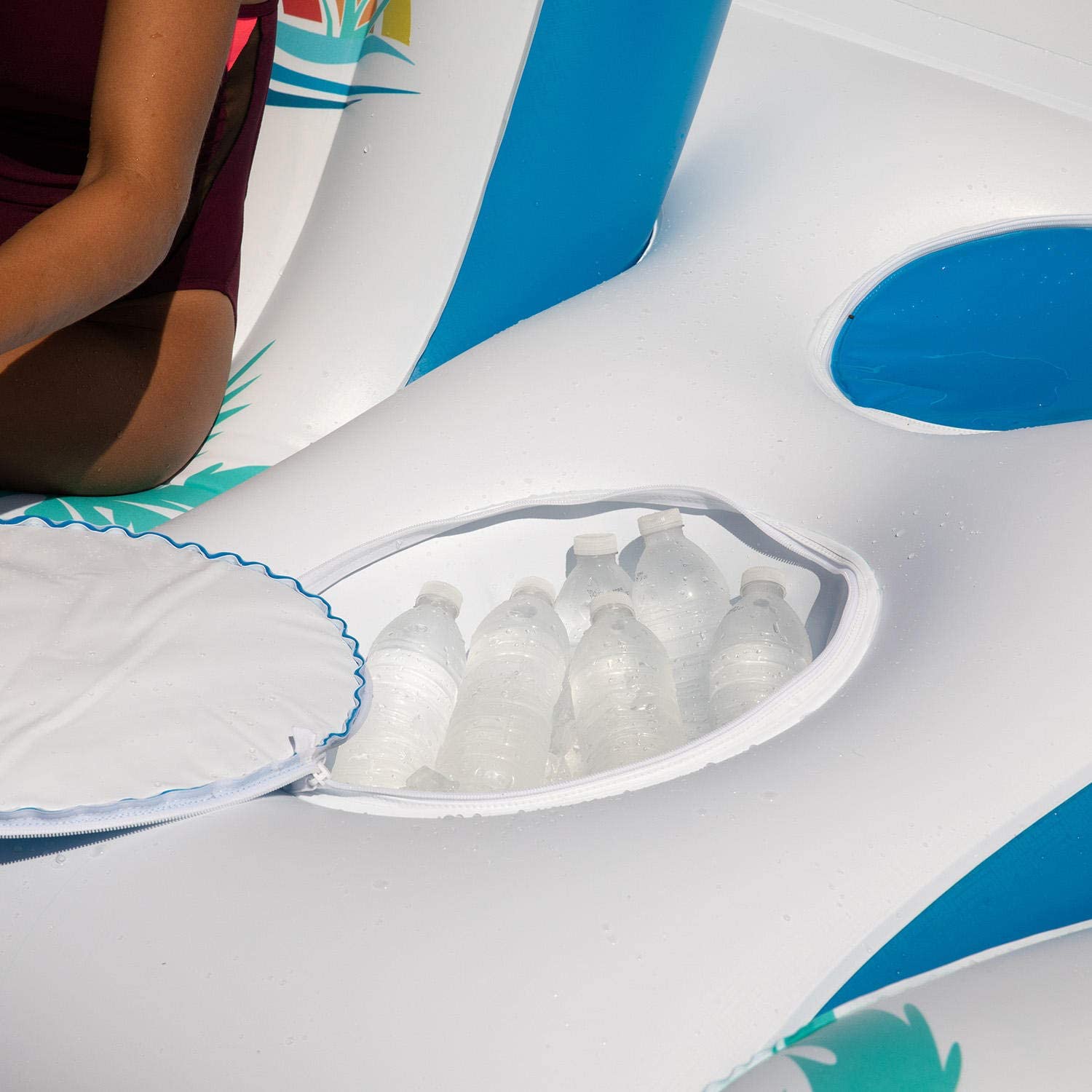 Giant 7-Person Tropical Island Lake Float