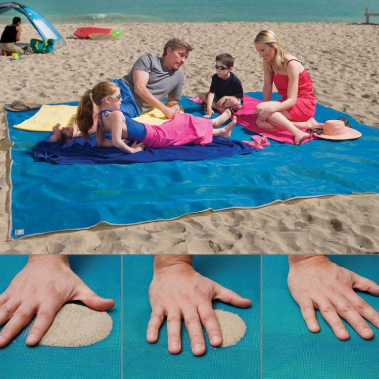 Cgear Sand-Free Beach Mat - Giant Beach Towel Absorbs Sand For a sand-free beach experience