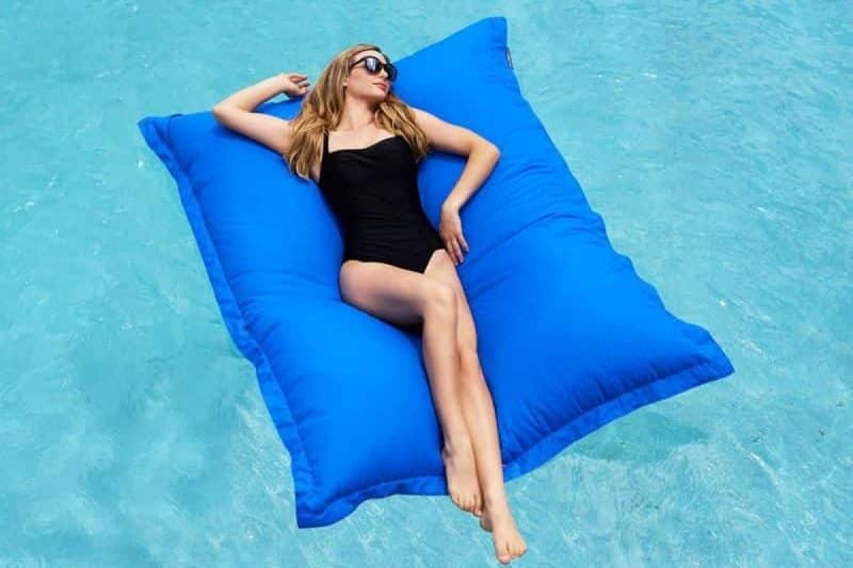 King Kai giant floating bean bag bed pool float