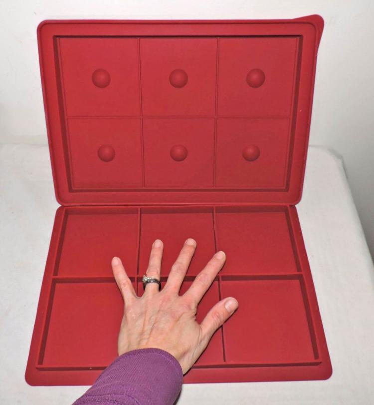 6 Burger Press - Silicone 6 Thick Square Burger Press