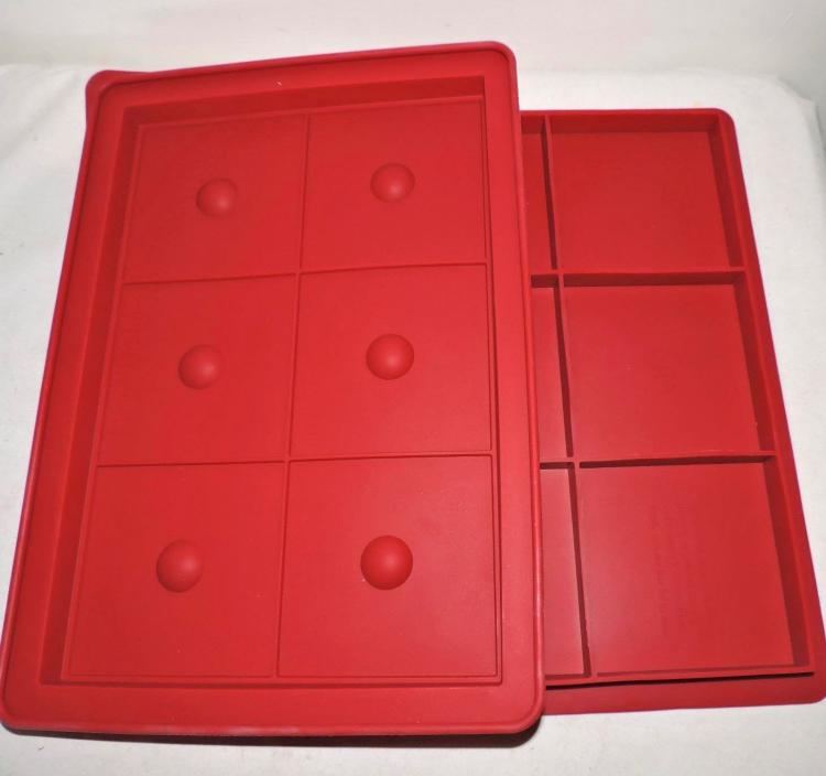 6 Burger Press - Silicone 6 Thick Square Burger Press