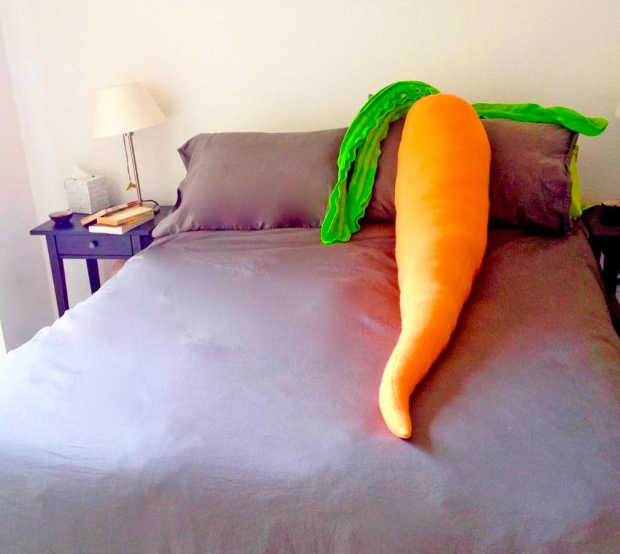 Giant Carrot Body Pillow