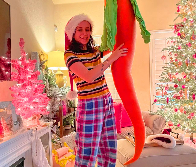 Giant Carrot Body Pillow