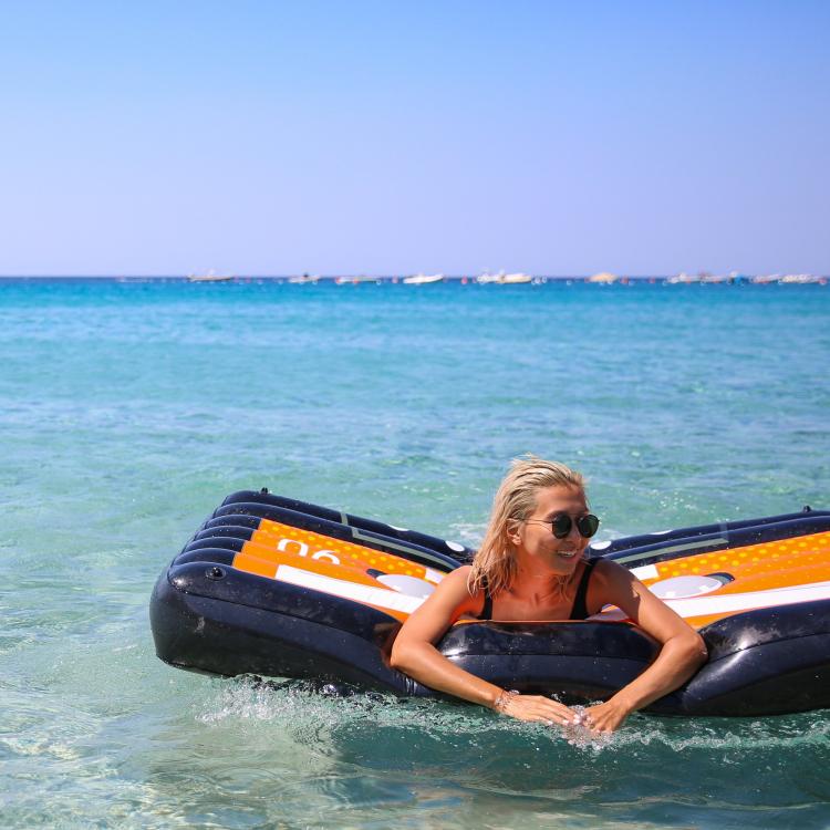 Giant Cassette Tape Pool Float - Retro Mix-Tape Inflatable Pool Float
