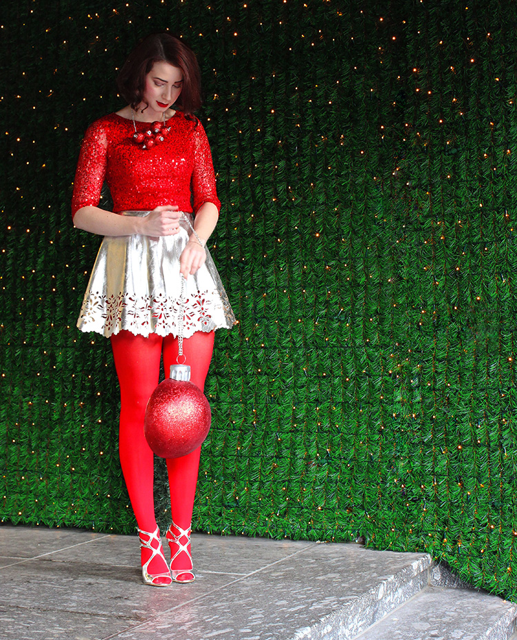 Giant Christmas Ornament Ball Purse
