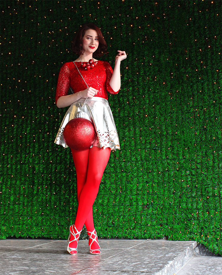 Giant Christmas Ornament Ball Purse