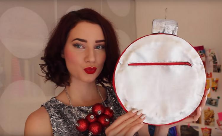 Giant Christmas Ornament Ball Purse