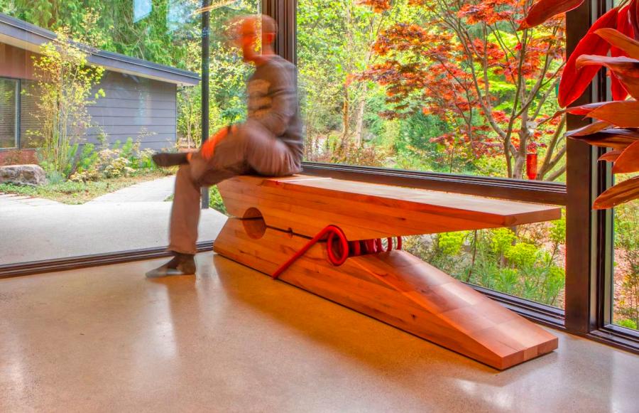 Giant Clothespin Bench - Giant Clothes peg table
