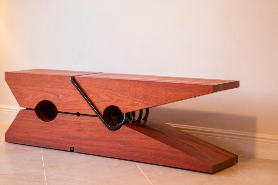 Giant Clothespin Bench - Giant Clothes peg table