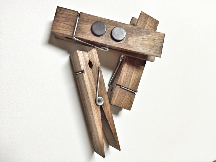 Giant Clothespins - Rustic Decor - Holds towels or photos