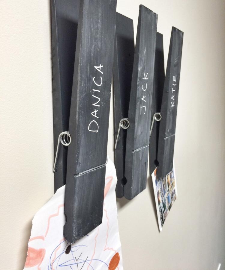 Giant Clothespins - Rustic Decor - Holds towels or photos