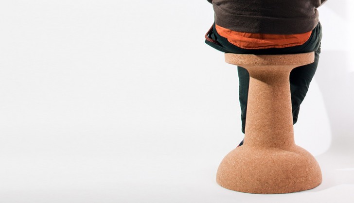 Giant Pushpin Cork Stool/Table - Light
