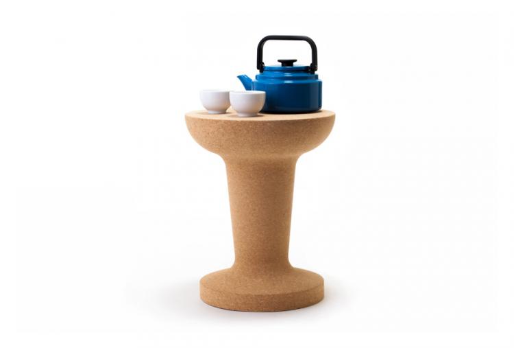 Giant Pushpin Cork Stool/Table - Light