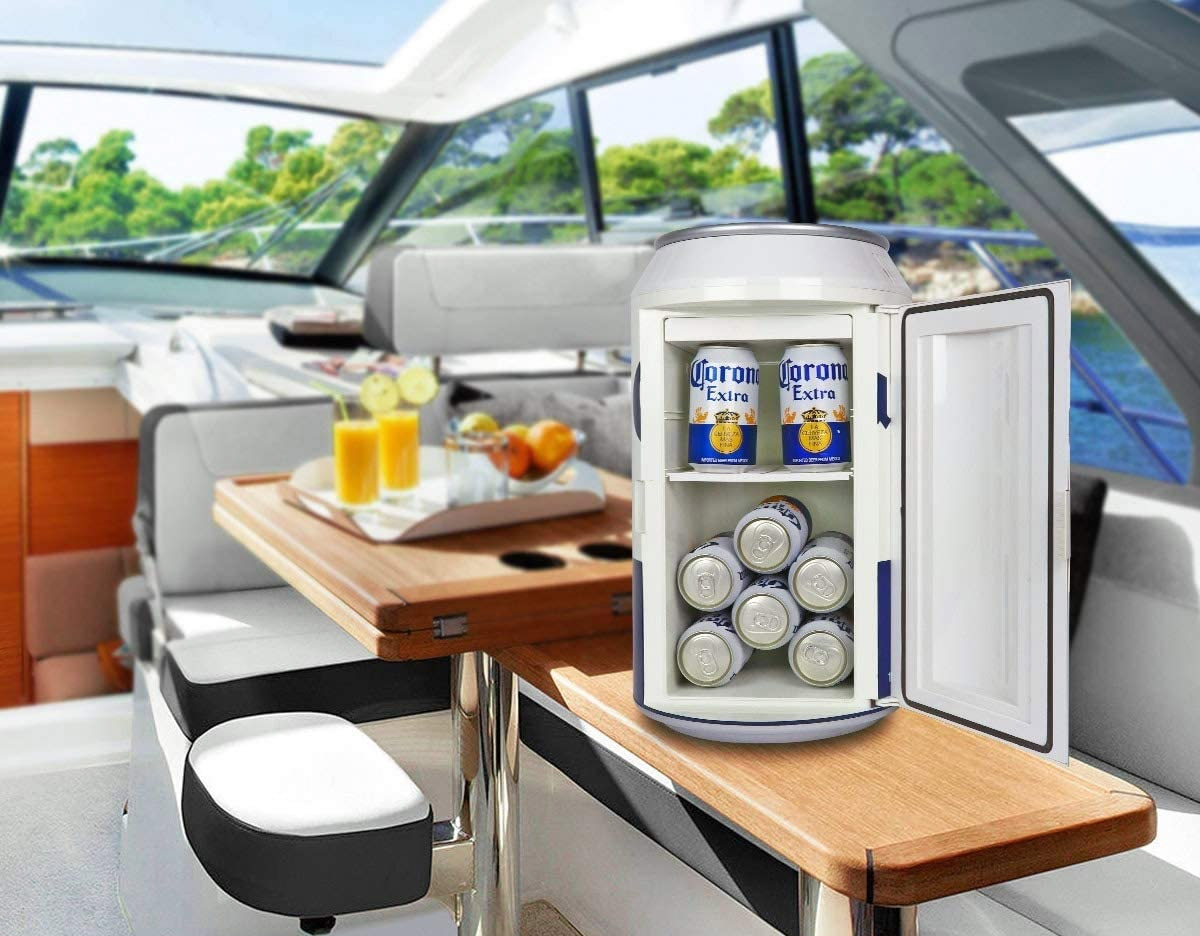 Giant Corona Can Beer Mini Fridge