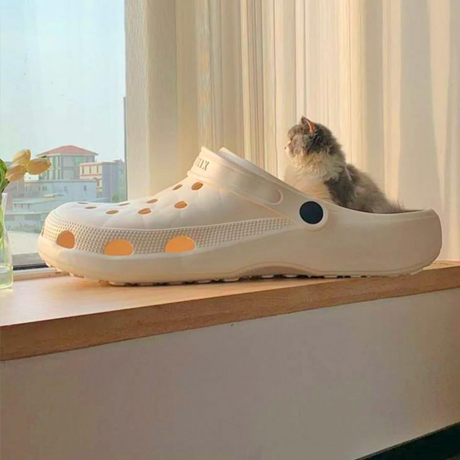 Giant Croc Shoe Bassinet - Huge Croc Dog Bed / Cat Bed