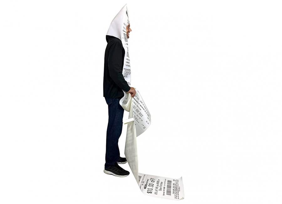 Giant CVS Receipt Costume