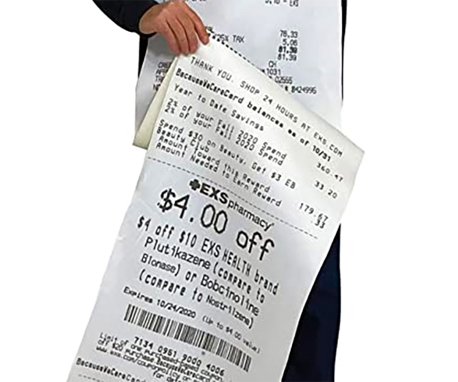 Giant CVS Receipt Costume