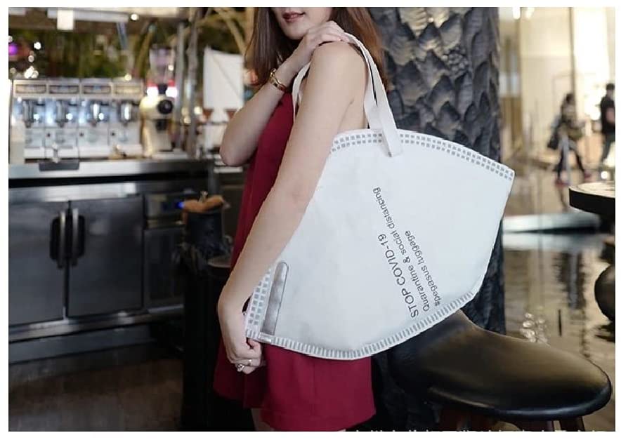 Giant Face Mask Tote Bag