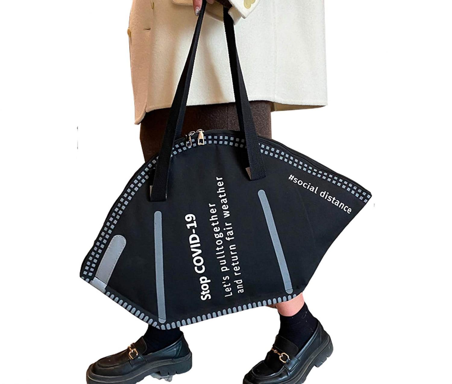 Giant Face Mask Tote Bag