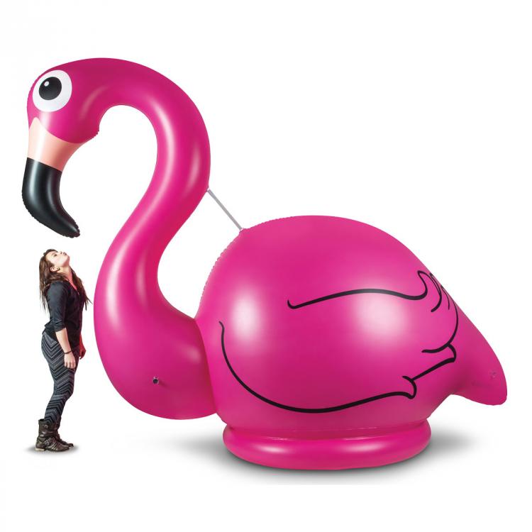 Giant Flamingo Pool Float - 11 Feet Tall