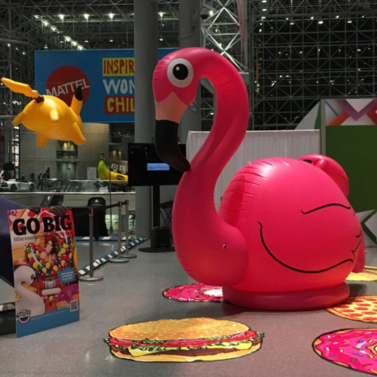 Giant Flamingo Pool Float - 11 Feet Tall